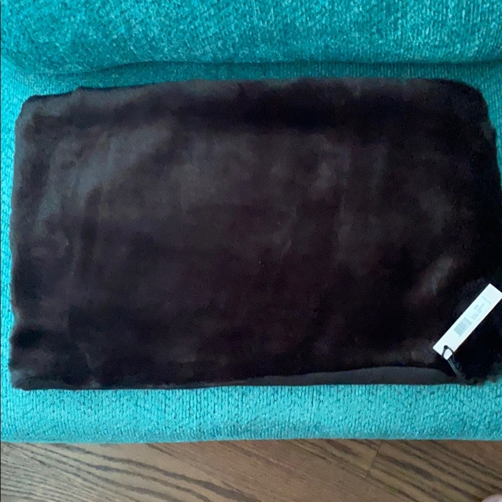 Faux fur neck muff